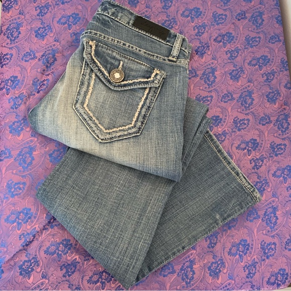 Buckle Daytrip Leo Bootcut Jeans - Picture 1 of 14